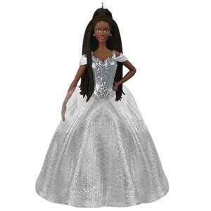 Hallmark Holiday Barbie African American 2021 Decorative Christmas Tree Ornament